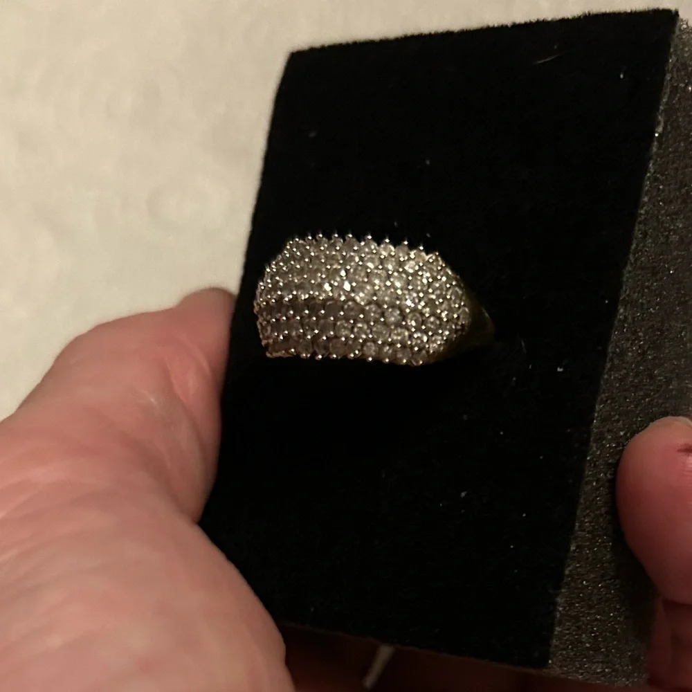 3g 10K 1 & 1/2 carat Diamond SOLID Yellow Gold NATURAL Diamond Ring 1.… - Picture 6 of 15